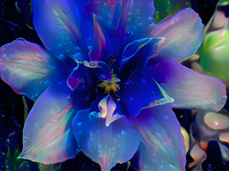 Deep Blue Dream Flower