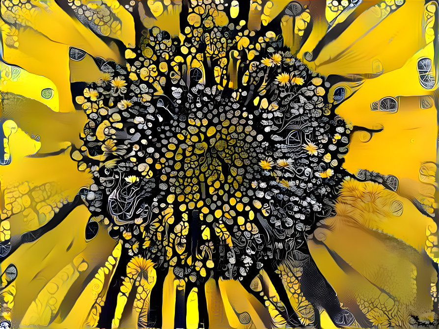 Center of a Sunflower