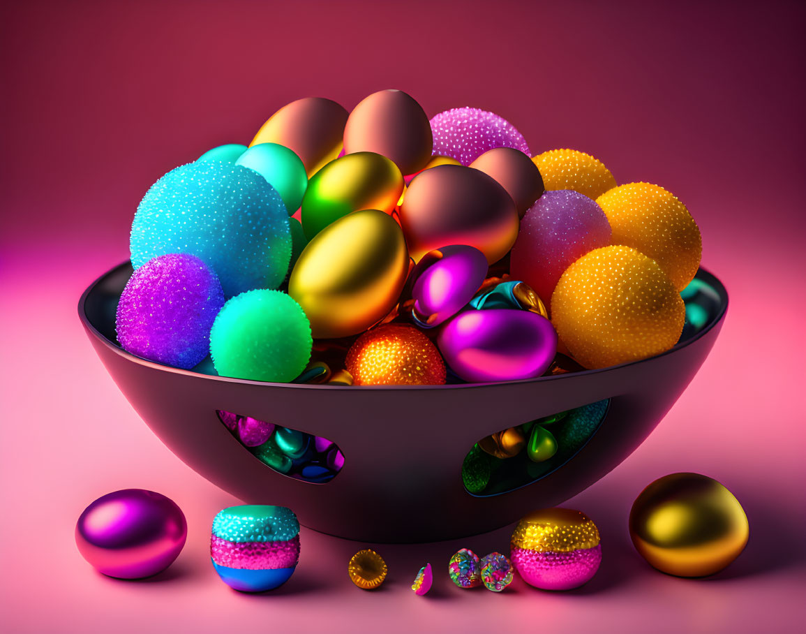 Candies In A Bowl