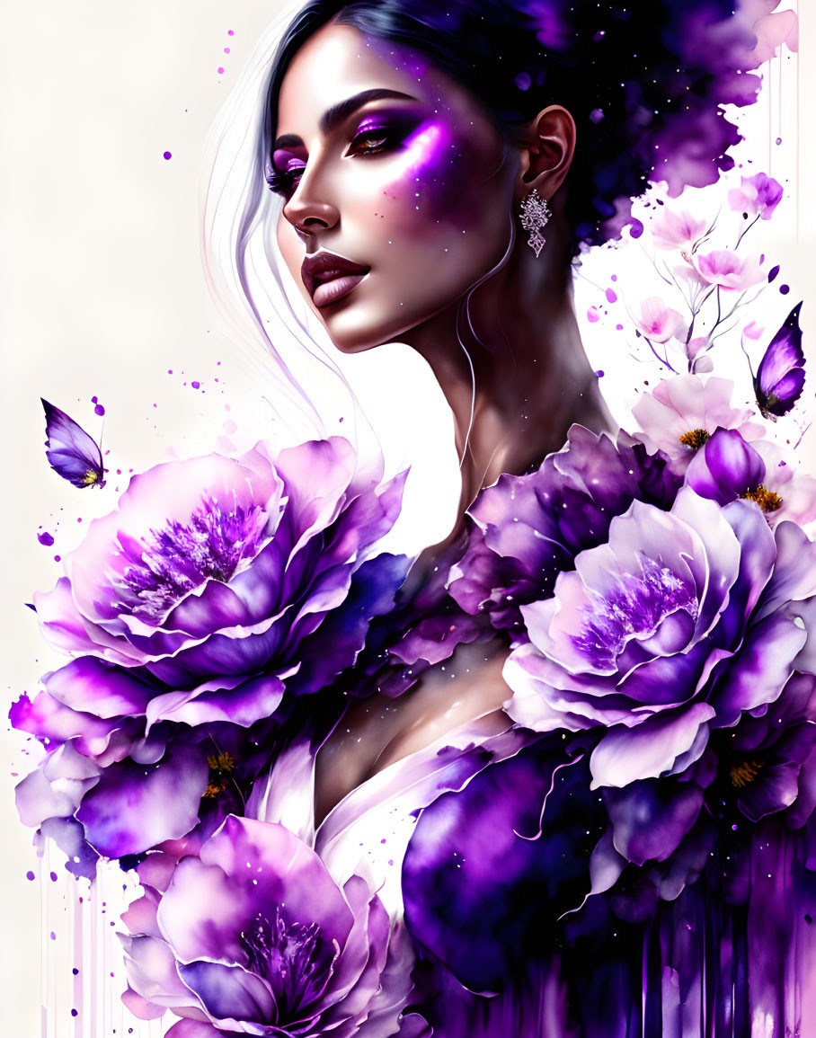 Purple woman 