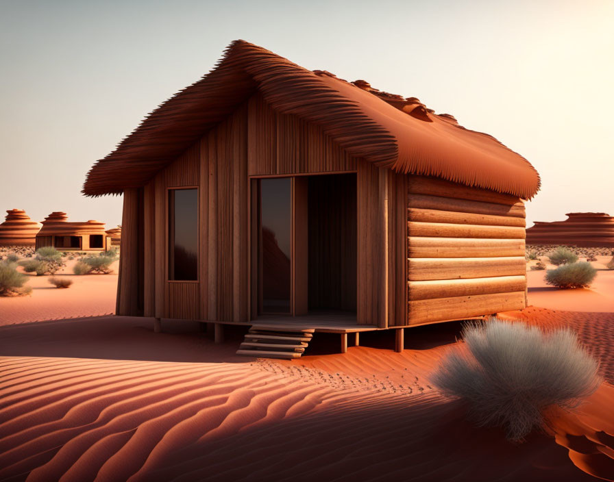 A house in desert