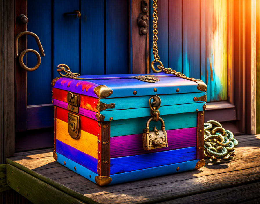 A colorful box