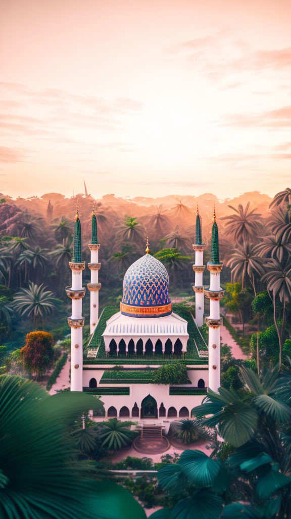 mosque In Jungle