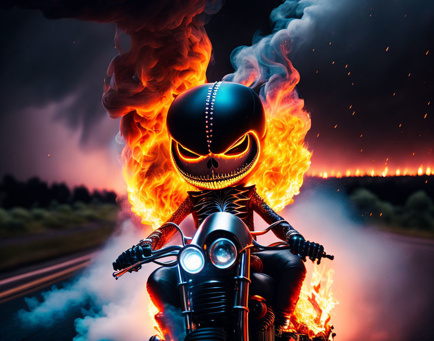 The Ghost Rider Before Christmas