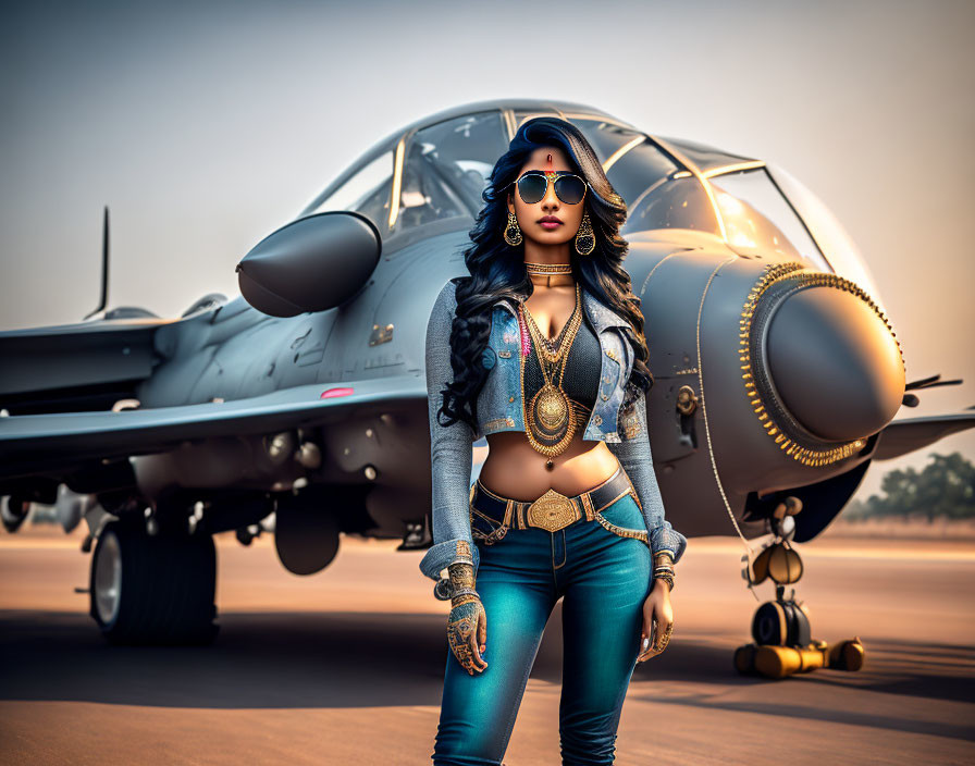 This is Ritika Shah - She is a Air Force India Col