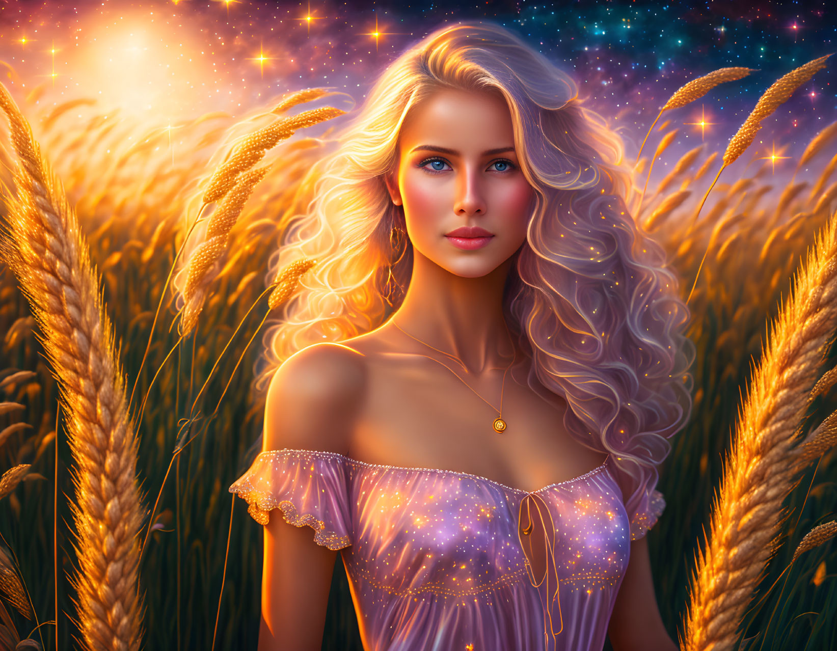 Among the Fields of Barley