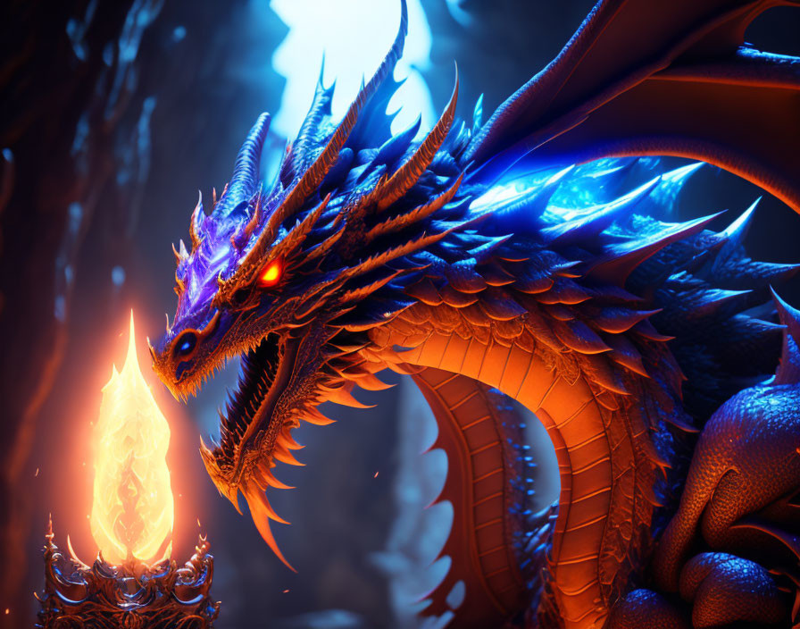 Dragon summons eternal flame 
