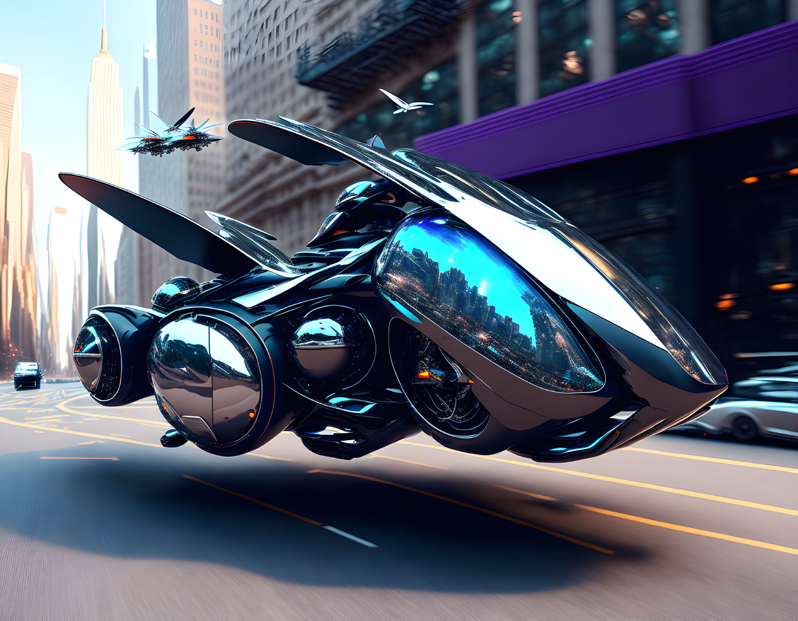 Flying motorcycle 2