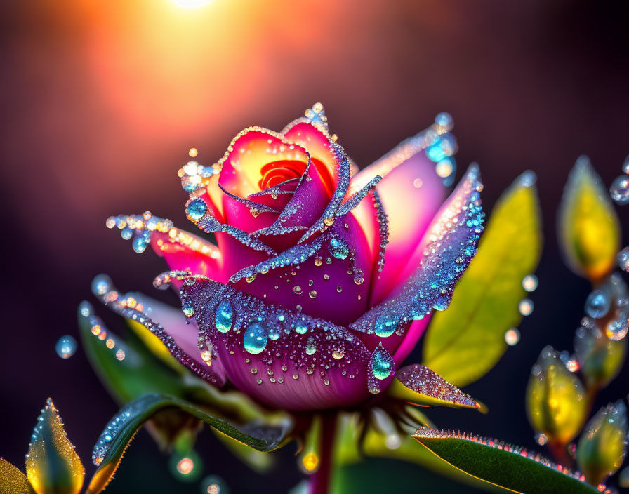Rose With Dew