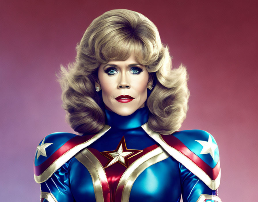 Jane Fonda, the real captain america