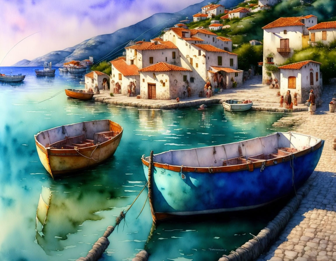 Montenegro fishing village