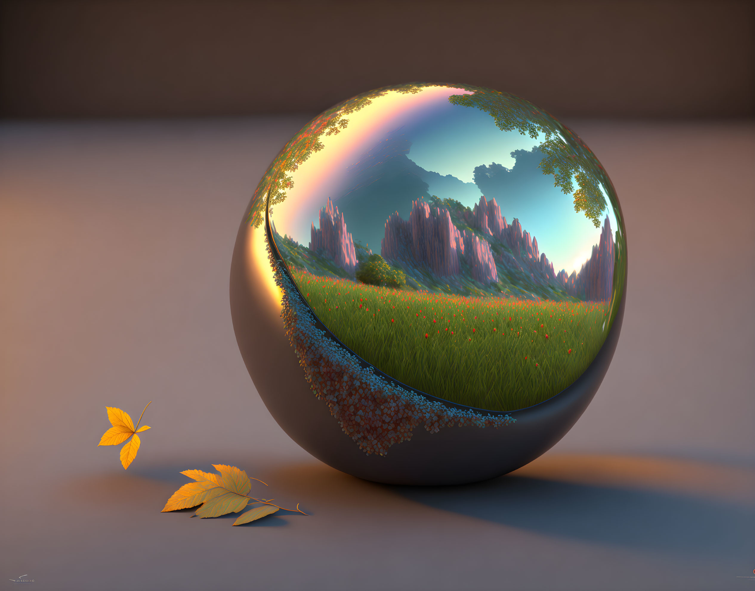World In a Cristal ball