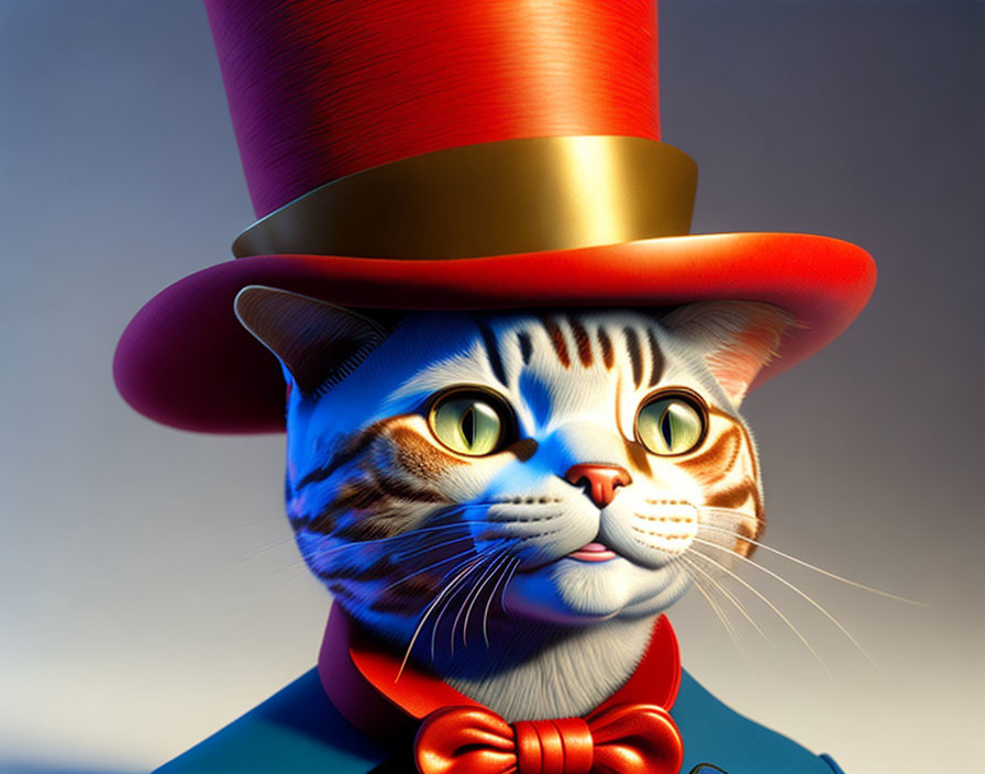 Red hat in a cat