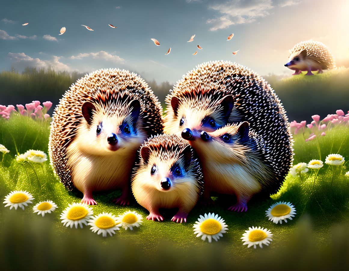 Hedgehog family 