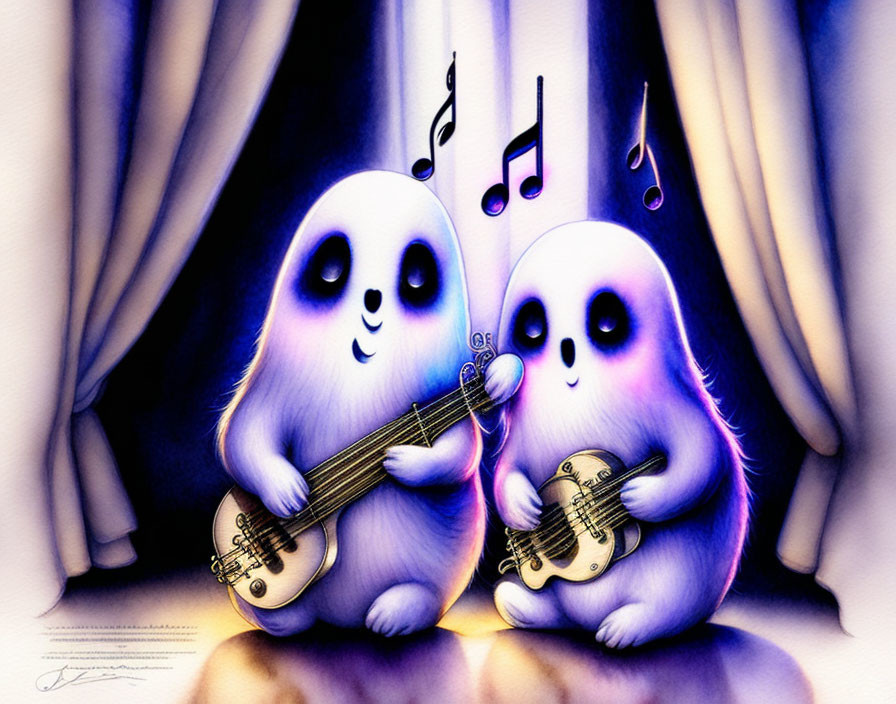 Singing ghosts