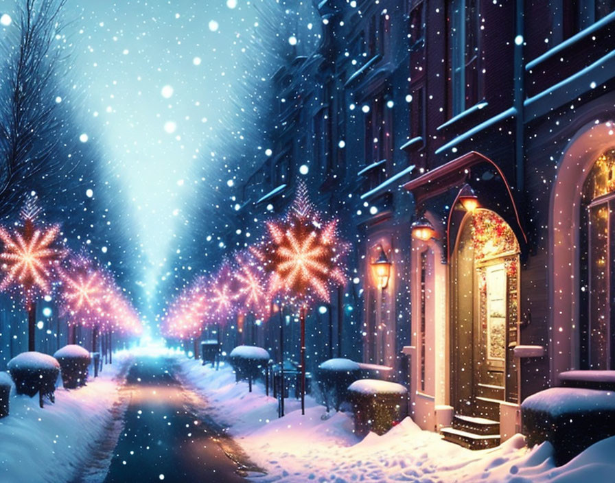 vánoční ulice 