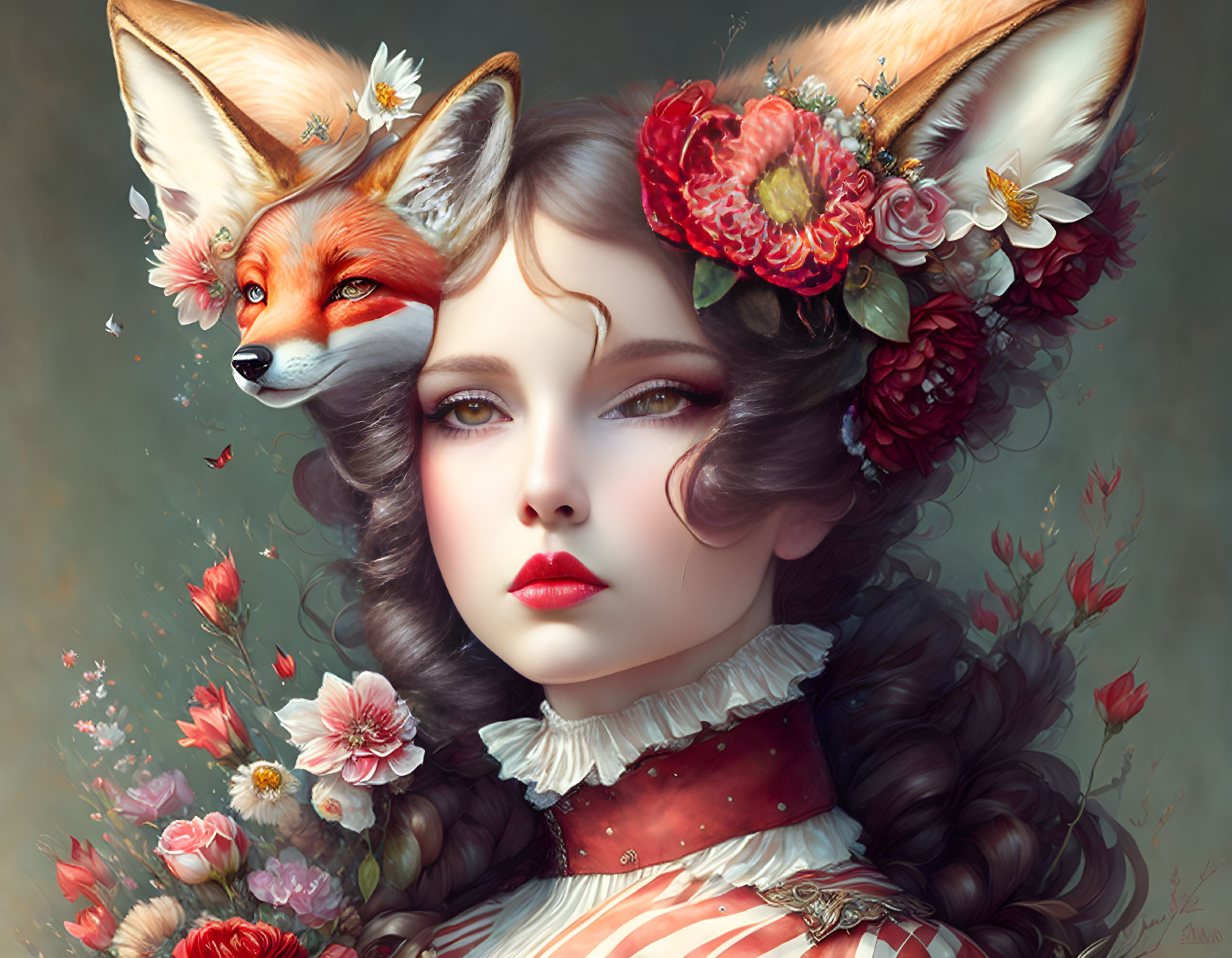 Lady, Fox, Kitsune