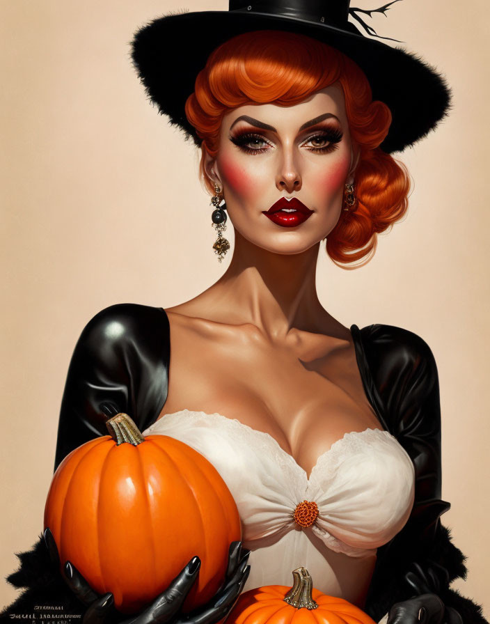 Witch pin up