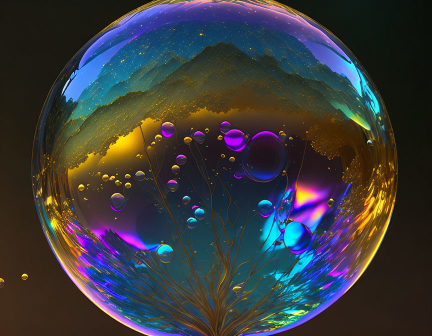 We Live in bubbles of Illusion.