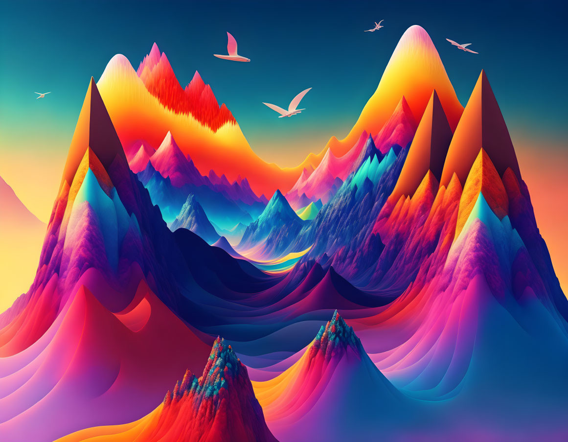 Flying mountains