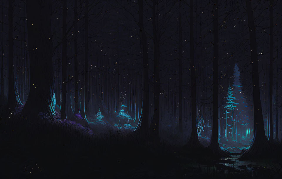 Dark Forest - Wallpaper try 1