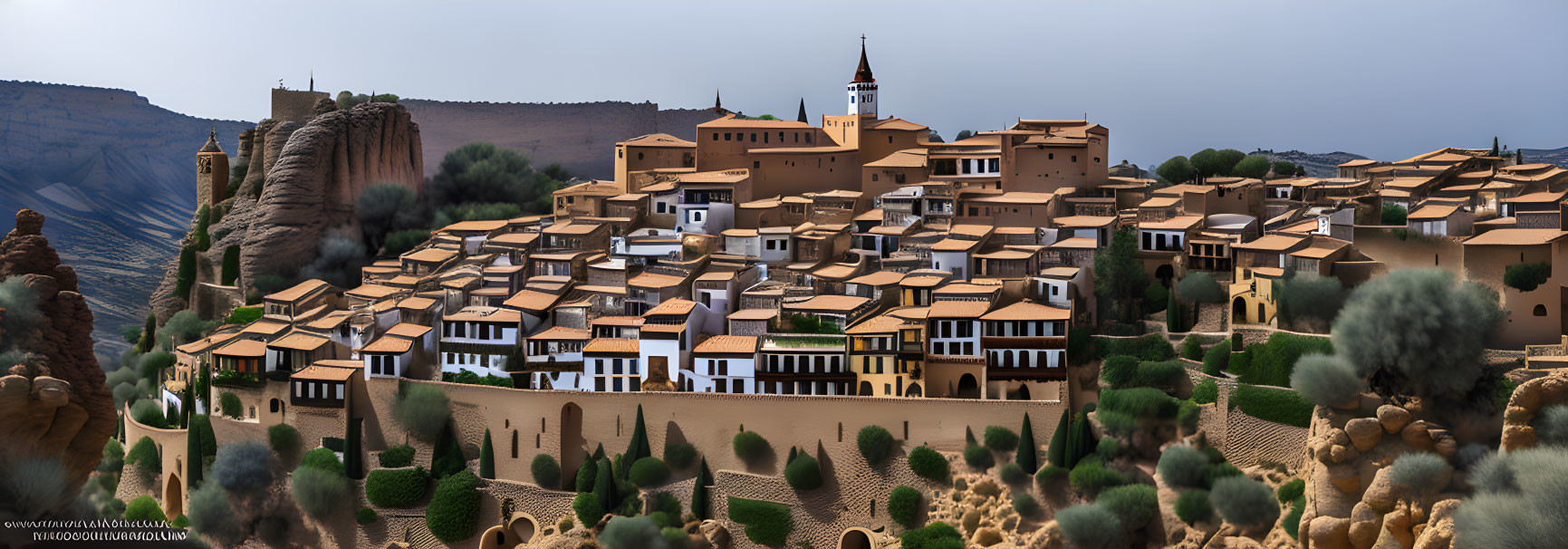 A Mediterranean spanish village