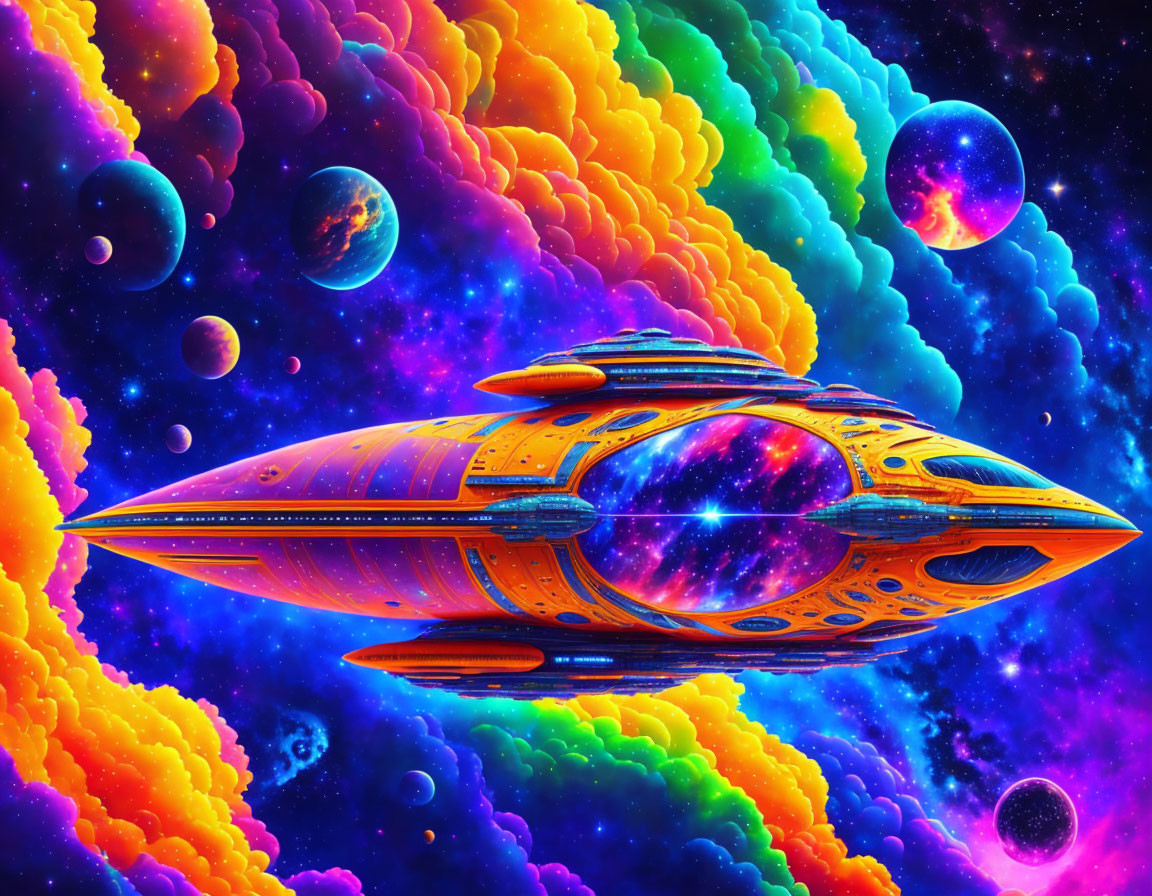 Psychedelic Spaceship