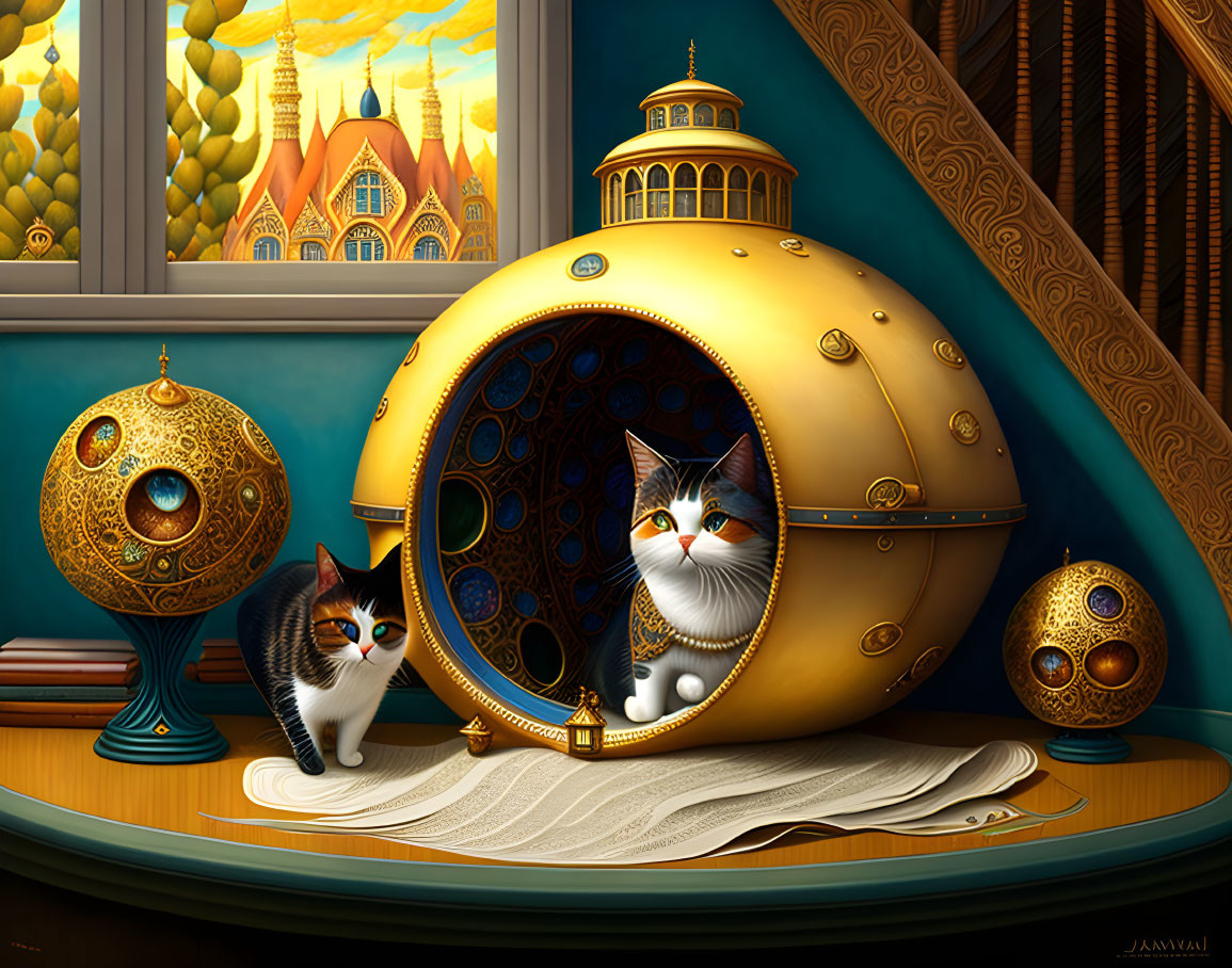 Steampunk Kitties. 