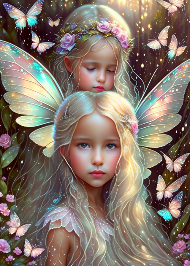 Cute fairy girls