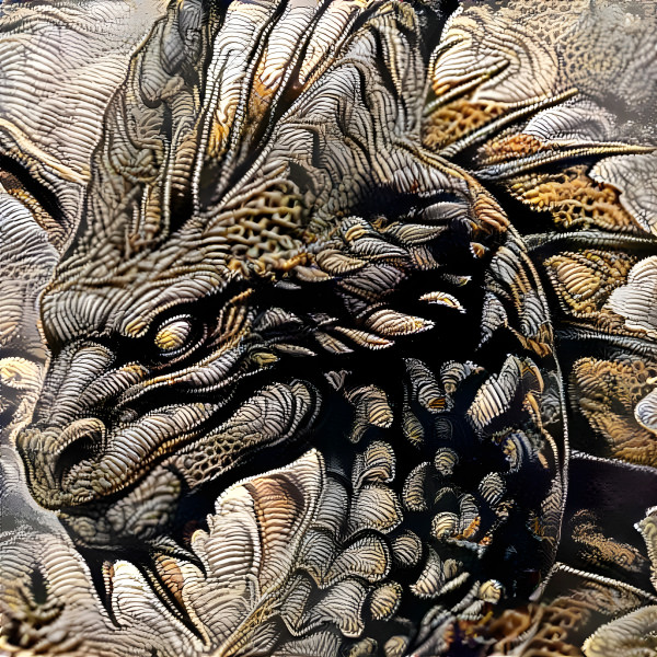 stiched dragon