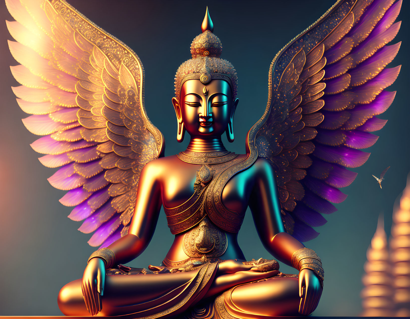 The cosmic Buddha