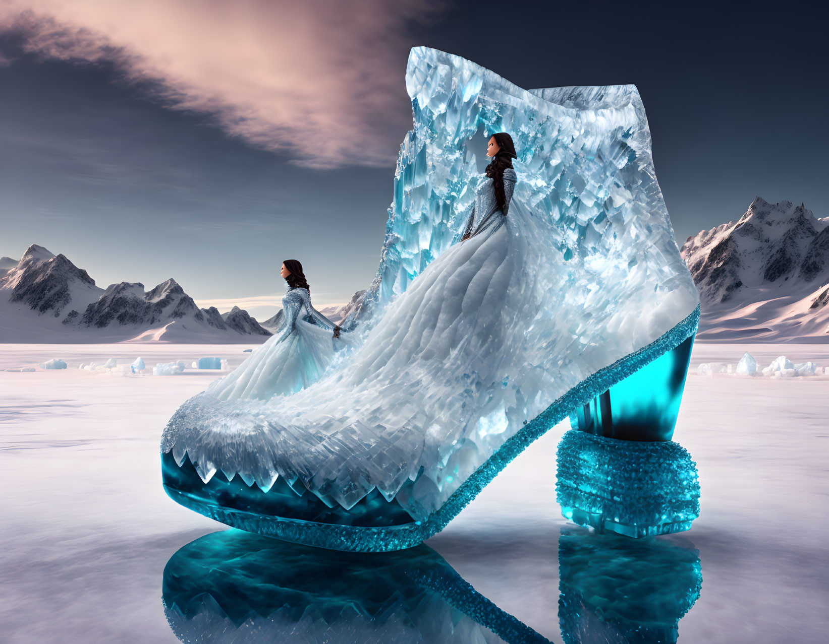 Iced shoes queen, nonsense happens in dreams...