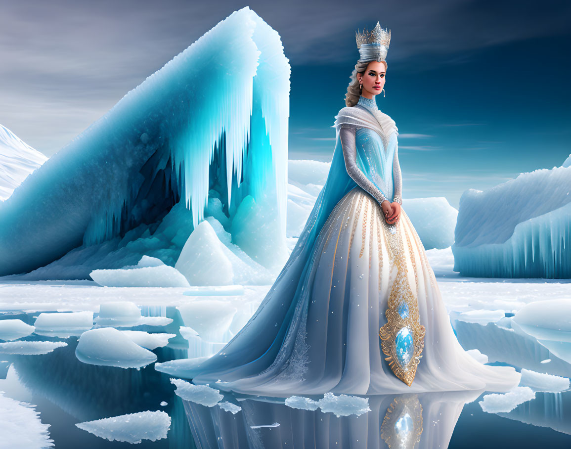 Queen of the ice land .
