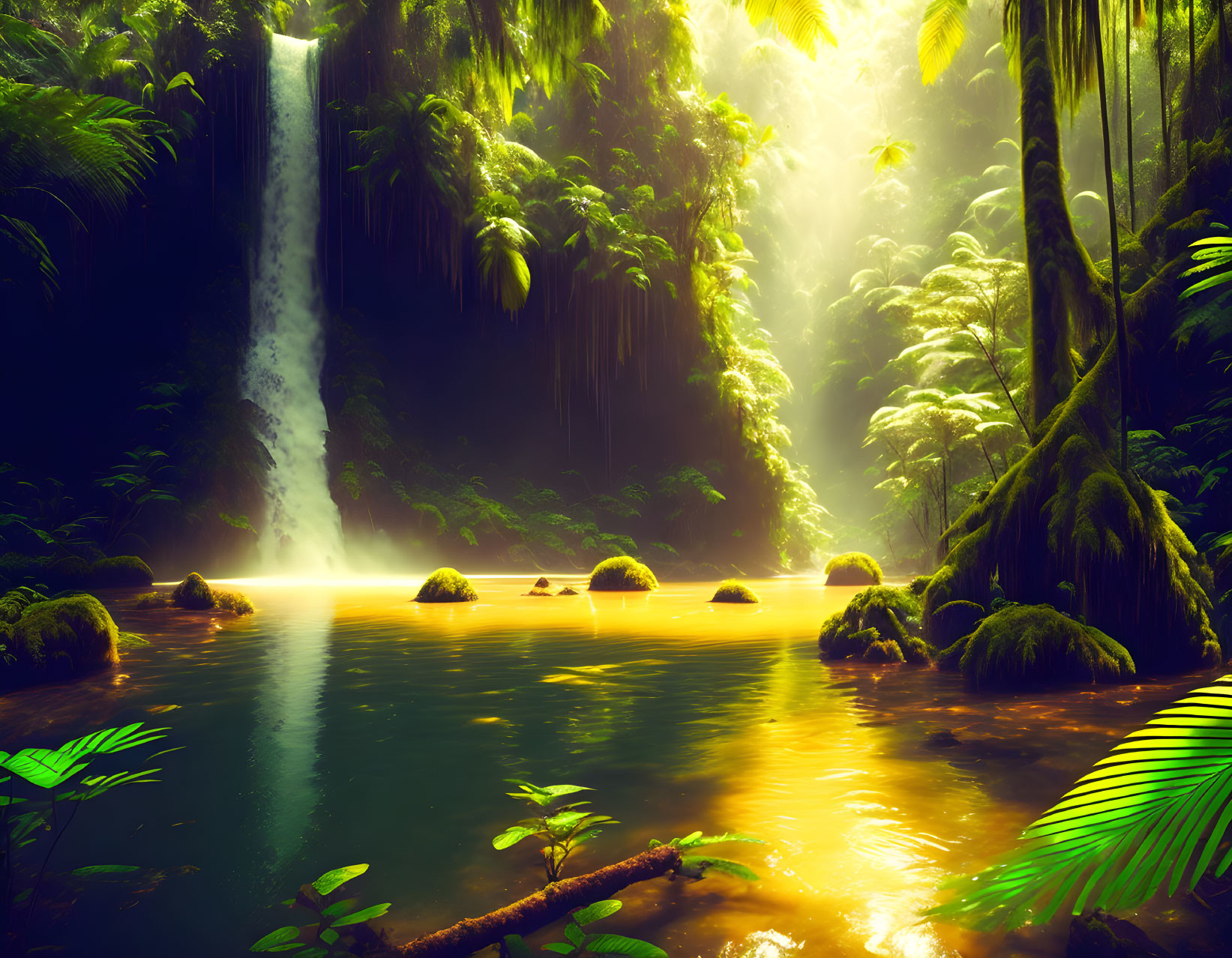 Waterfalls rainforest