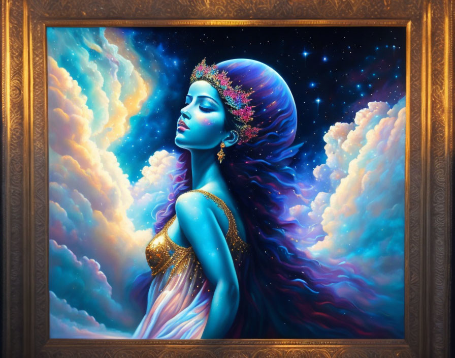 Blue goddess
