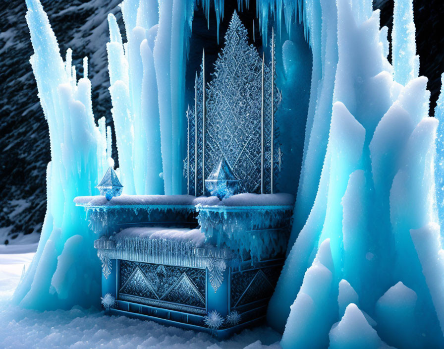 Frozen Throne of ice land 