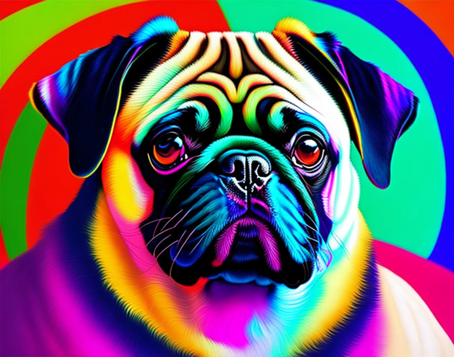 Picasso RGB Pug