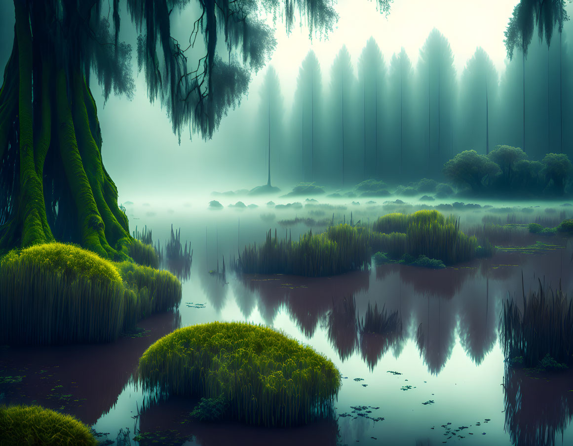 Swamp of moody fogg