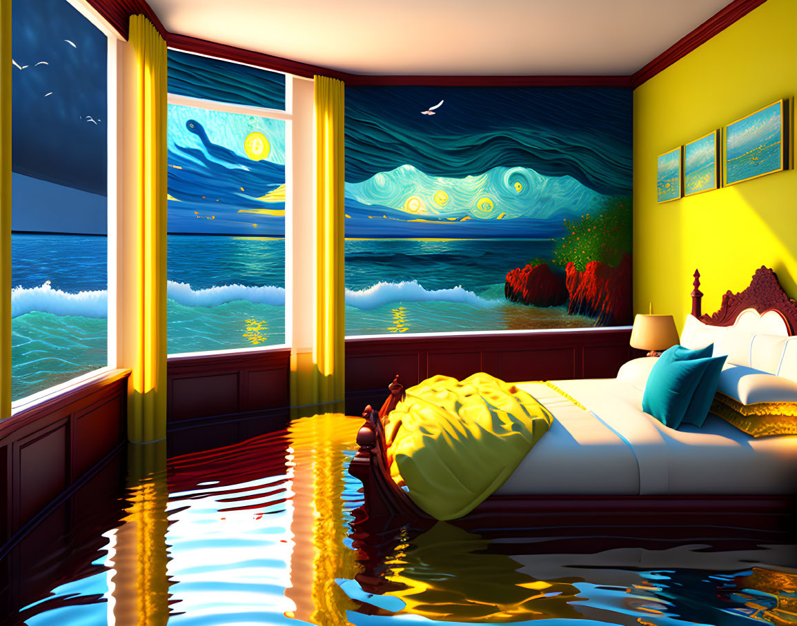 the room on the sea