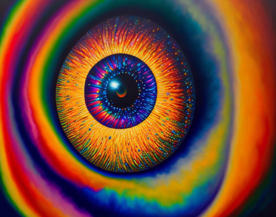 Eye of the universe, Rainbow, Theodore Roszak