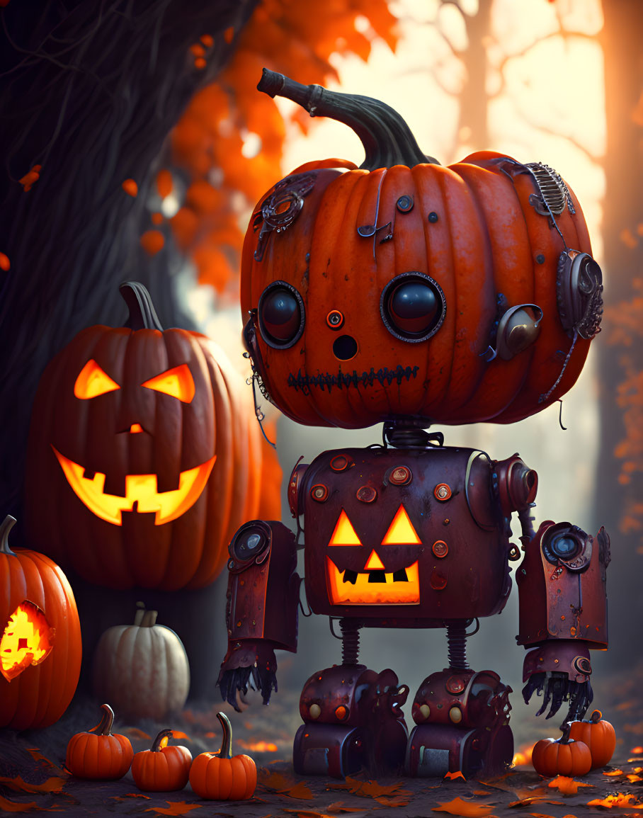 The Cutest Pumpkin-Bot Ever???