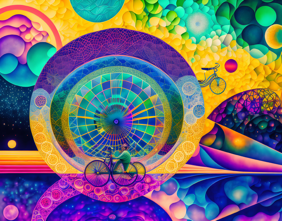 Bicycling in Ten Dimensions