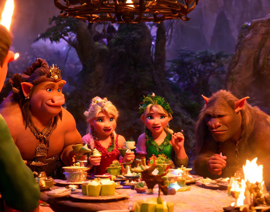 orcs and elves tea party