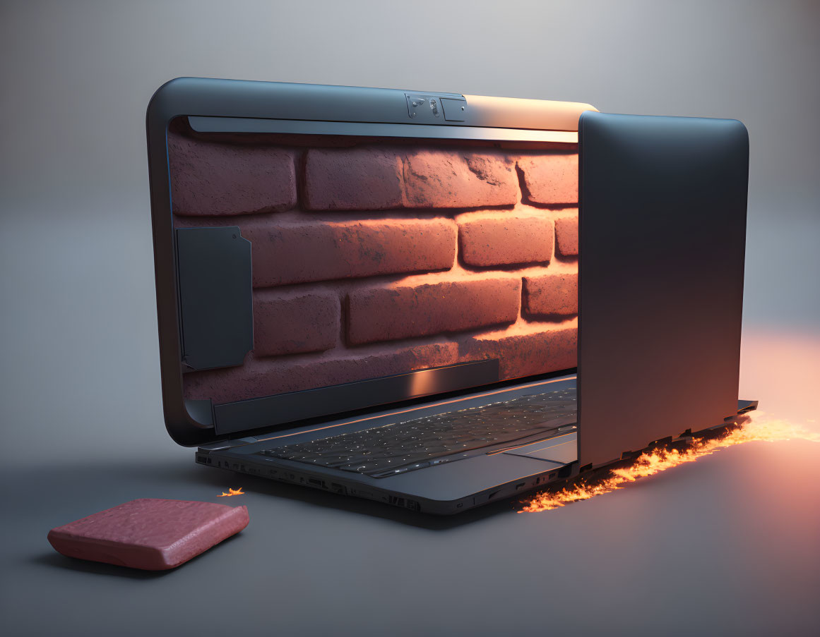 Laptop turned into a brick