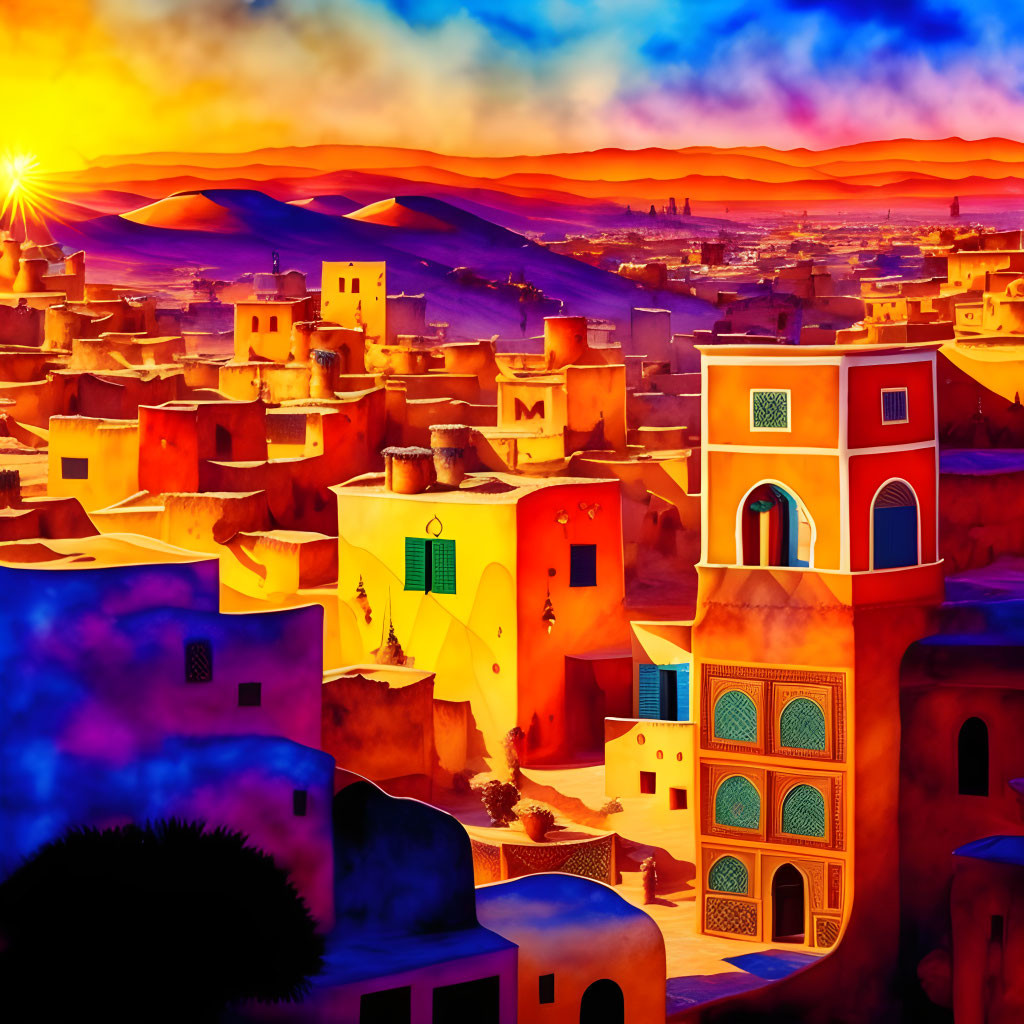Sunset Over Morocco
