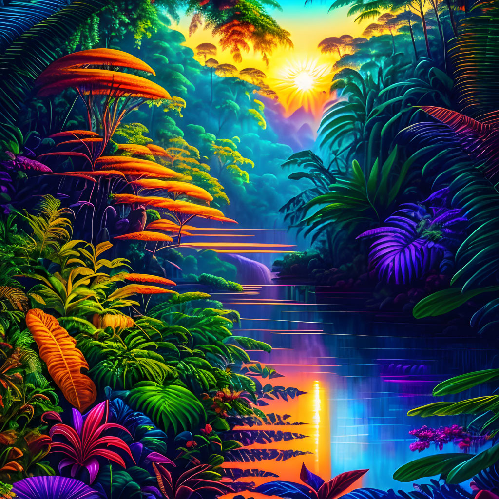 Rainforest Sunset