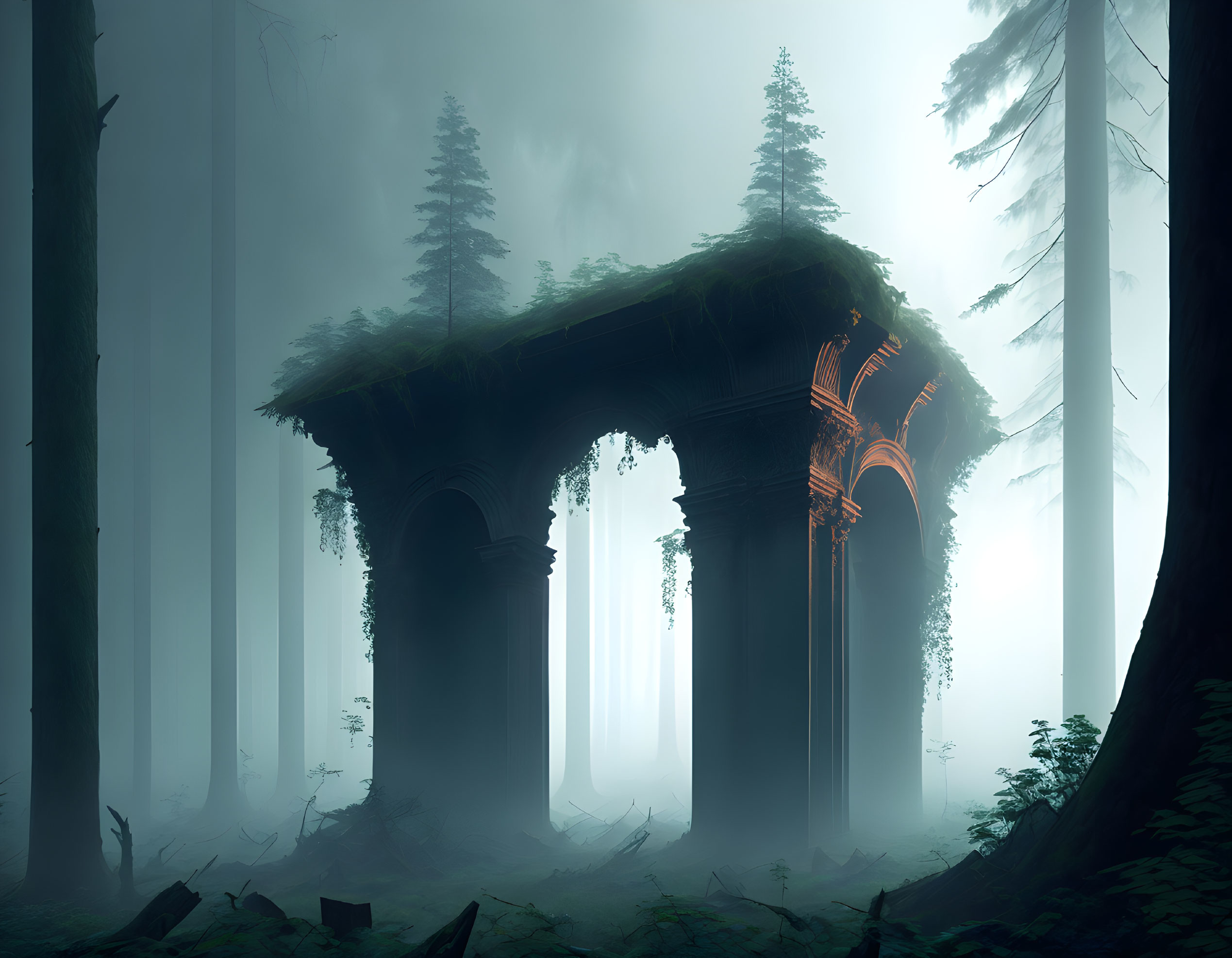 Ancient Forest Door