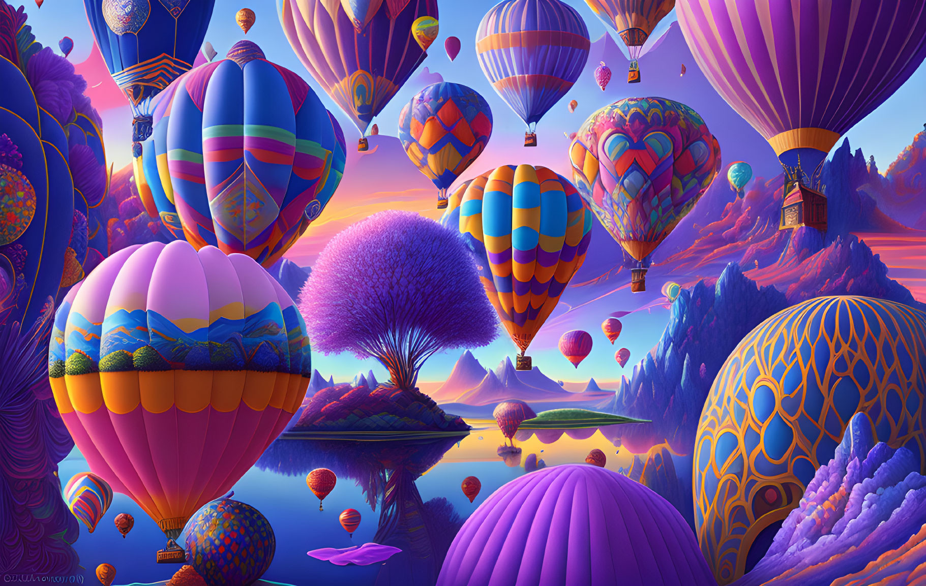 colorful air ballons