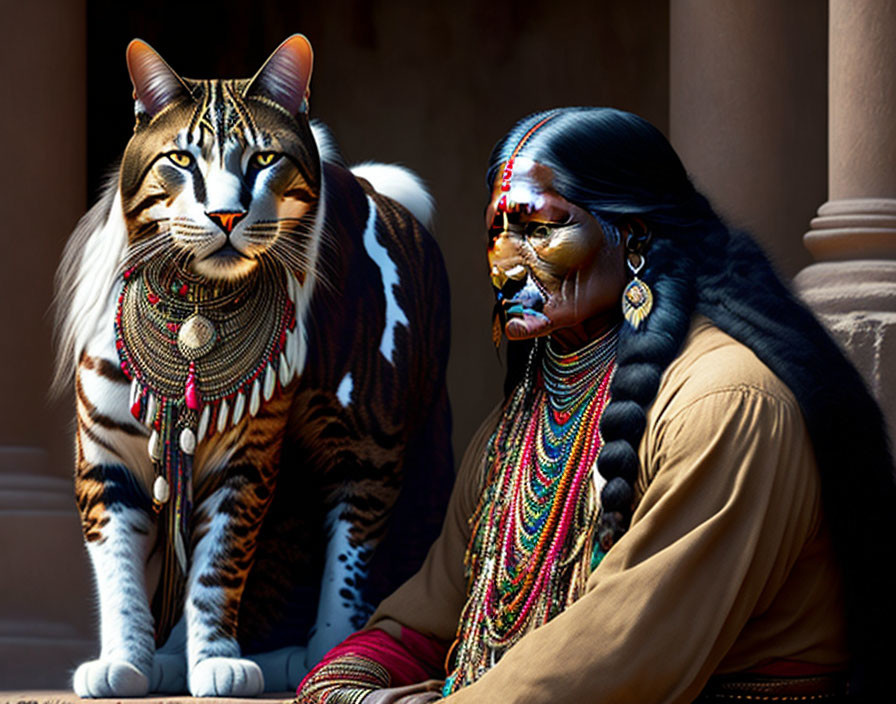 Sitting Bull and his friend 