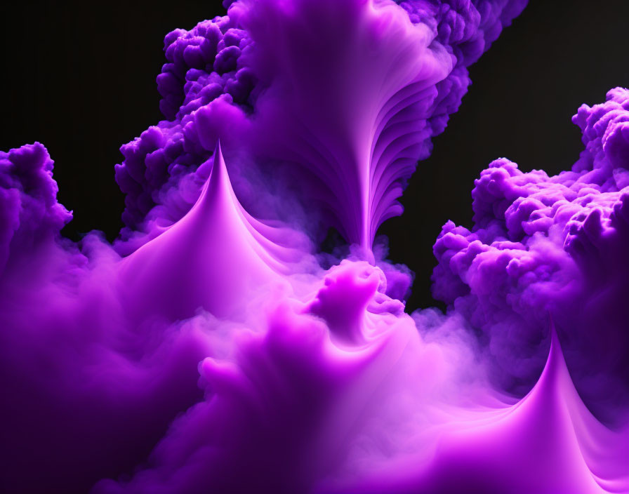 Purple smoke wallpaper
